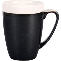 Churchill Monochrome Profile Mug Onyx Black 340ml (Pack Of 12)