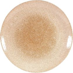 Churchill Studio Prints Raku Coupe Plate Garnet Orange 288mm (Pack Of 12)