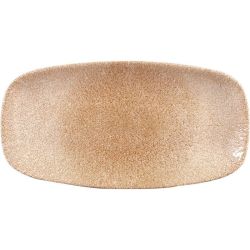 Churchill Studio Prints Raku Rectangular Plate Garnet Orange 298mm (Pack Of 12)