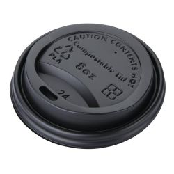 Fiesta Green Compostable Coffee Cup Lids 225ml / 8oz (Pack Of 50)