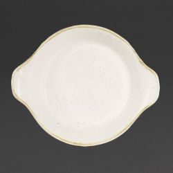 Churchill Stonecast Round Eared Dishes Barley White 180mm (Pack Of 6)