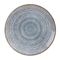 Churchill Studio Prints Homespun Coupe Plates Slate Blue 260mm (Pack Of 12)