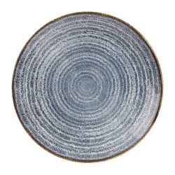 Churchill Studio Prints Homespun Coupe Plates Slate Blue 217mm (Pack Of 12)