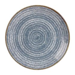 Churchill Studio Prints Homespun Coupe Plates Slate Blue 165mm (Pack Of 12)