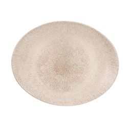 Churchill Studio Prints Raku Oval Coupe Plates Agate Grey 270mm (Pack Of 12)