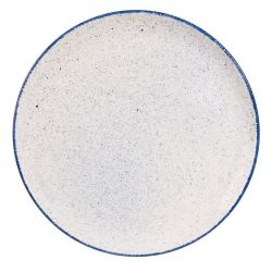 Churchill Stonecast Hints Coupe Plates Indigo Blue 324mm (Pack Of 6)