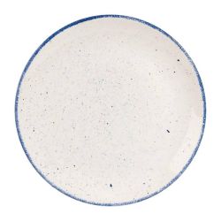 Churchill Stonecast Hints Coupe Plates Indigo Blue 260mm (Pack Of 12)
