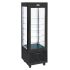Roller Grill Display Fridge With Fixed Shelves Black