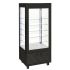 Roller Grill Display Fridge With Fixed Shelves Black