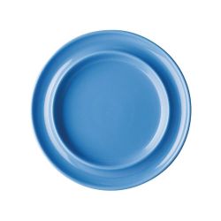 Olympia Heritage Raised Rim Plates Blue 203mm (Pack Of 4) Olympia Heritage Raised Rim Plates Blue 203mm (Pack Of 4)