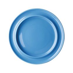 Olympia Heritage Raised Rim Plates Blue 253mm (Pack Of 4) Olympia Heritage Raised Rim Plates Blue 253mm (Pack Of 4)