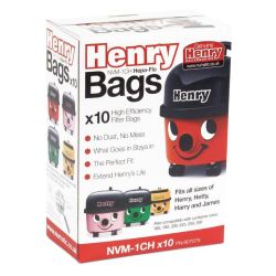 Numatic Henry Replacement Dust Bags (Pack Of 10)