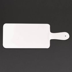 Churchill Alchemy Buffet Handled Melamine Paddle Boards White 266mm Churchill Alchemy Buffet Handled Melamine Paddle Boards White 266mm