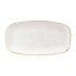 Churchill Stonecast Rectangular Plates Barley White 127 X 269mm
