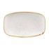 Churchill Stonecast Rectangular Plates Barley White 121 X 200mm