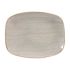 Churchill Stonecast Rectangular Plates Peppercorn Grey 202 X 261mm
