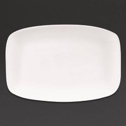 Churchill X Squared Oblong Plates White 199 X 300mm (Pack Of 6) Churchill X Squared Oblong Plates White 199 X 300mm (Pack Of 6)