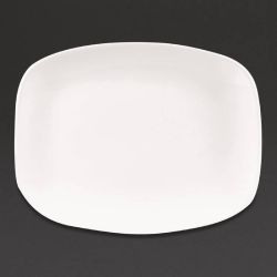 Churchill X Squared Oblong Plates White 202 X 261mm (Pack Of 12) Churchill X Squared Oblong Plates White 202 X 261mm (Pack Of 12)