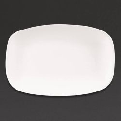 Churchill X Squared Oblong Plates White 157 X 237mm (Pack Of 12) Churchill X Squared Oblong Plates White 157 X 237mm (Pack Of 12)