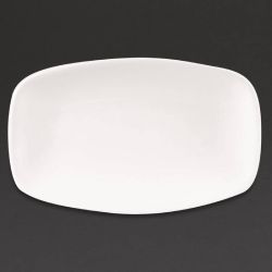 Churchill X Squared Oblong Plates White 121 X 200mm (Pack Of 12) Churchill X Squared Oblong Plates White 121 X 200mm (Pack Of 12)
