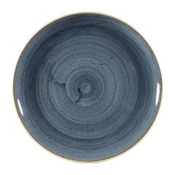 Churchill Stonecast Coupe Plates Blueberry 288mm (Pack Of 12)