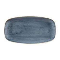 Churchill Stonecast Rectangular Plates Blueberry 153 X 298mm (Pack Of 12)