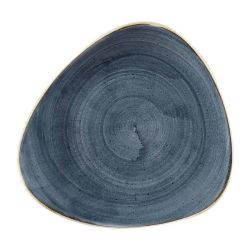 Churchill Stonecast Triangular Plates Blueberry 229mm (Pack Of 12)
