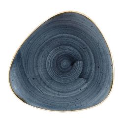 Churchill Stonecast Triangular Plates Blueberry 192mm (Pack Of 12) Churchill Stonecast Triangular Plates Blueberry 192mm (Pack Of 12)