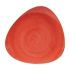 Churchill Stonecast Triangular Plates Berry Red 265mm (Pack Of 12)