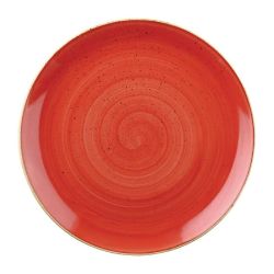 Churchill Stonecast Coupe Bowls Berry Red 182mm (Pack Of 12) Churchill Stonecast Coupe Bowls Berry Red 182mm (Pack Of 12)