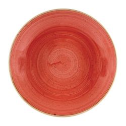 Churchill Stonecast Coupe Bowls Berry Red 310mm (Pack Of 6) Churchill Stonecast Coupe Bowls Berry Red 310mm (Pack Of 6)
