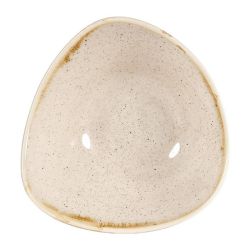 Churchill Stonecast Triangular Bowls Nutmeg Cream 153mm (Pack Of 12)