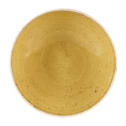 Churchill Stonecast Coupe Bowls Mustard Seed Yellow 182mm (Pack Of 12) Churchill Stonecast Coupe Bowls Mustard Seed Yellow 182mm (Pack Of 12)