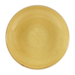 Churchill Stonecast Coupe Bowls Mustard Seed Yellow 310mm (Pack Of 6) Churchill Stonecast Coupe Bowls Mustard Seed Yellow 310mm (Pack Of 6)