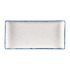 Churchill Stonecast Hints Rectangular Plates Indigo Blue 145 X 300mm (Pack Of 6)