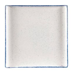 Churchill Stonecast Hints Square Plates Indigo Blue 303mm (Pack Of 4)