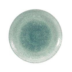 Churchill Studio Prints Raku Coupe Plates Jade Green 288mm (Pack Of 12)