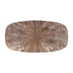 Churchill Studio Prints Stone Rectangular Plates Zircon Brown 153 X 298mm