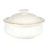 Churchill Stonecast Lidded Stew Pots Barley White 430ml (Pack Of 6)