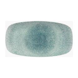Churchill Studio Prints Raku Rectangular Plates Jade Green 189 X 355mm