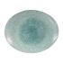 Churchill Studio Prints Raku Oval Coupe Plates Jade Green 270mm (Pack Of 12)
