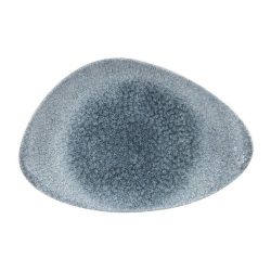 Churchill Studio Prints Raku Triangular Plates Topaz Blue 300mm (Pack Of 6)
