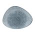 Churchill Studio Prints Raku Triangular Plates Topaz Blue 260mm (Pack Of 12)