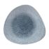 Churchill Studio Prints Raku Triangular Shallow Bowls Topaz Blue 278mm