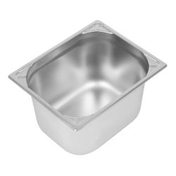 Vogue Heavy Duty Stainless Steel 1/2 Gastronorm Pan 200mm Vogue Heavy Duty Stainless Steel 1/2 Gastronorm Pan 200mm