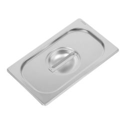 Vogue Heavy Duty Stainless Steel 1/4 Gastronorm Pan Lid