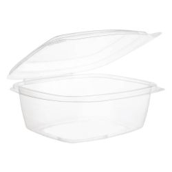 Vegware Compostable Hinged-Lid Deli Containers 680ml / 24oz (Pack Of 200) Vegware Compostable Hinged-Lid Deli Containers 680ml / 24oz (Pack Of 200)