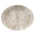 Churchill Studio Prints Stone Coupe Oval Plates Agate Grey 317mm (Pack Of 12)