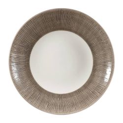 Churchill Bamboo Deep Round Coupe Plates Dusk 280mm (Pack Of 12)