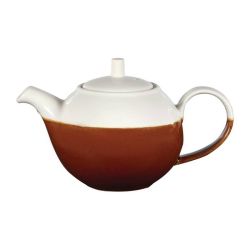 Churchill Monochrome Profile Teapots Cinnamon Brown 430ml (Pack Of 4)